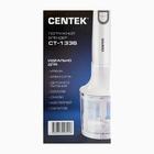 Блендер Centek CT-1336, погружной, 800 Вт, 0.3/0.6 л, 2 скорости, бело-серый 2267562 - фото 47439