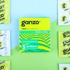 Презервативы «Ganzo» Ultra thin, ультра тонкие, 3 шт. - фото 5514031