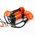 Компрессор автомобильный "Агрессор" AGR-50L, металлический, 12V, 280W, производительность 50 л/мин, переходники для накачки лодок, LED фонарь, сумка 2262794 - фото 57977