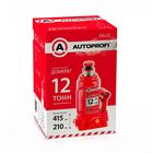 Домкрат гидравлический AUTOPROFI DG-12, бутылочный, 12 тонны, высота подъёма 415 мм 2262814 Домкрат гидравлический AUTOPROFI DG-12, бутылочный, 12 тонны, высота подъёма 415 мм 2262814