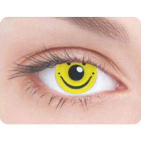 Карнавальные контактные линзы Adria Crazy - Улыбка, в наборе 1шт