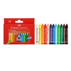 Мелки восковые 12 цветов Faber-Castell TRIANGULAR, трёхгранные 2151548 - фото 5631692