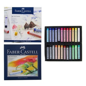 Пастель сухая художественная Soft Faber-Castell GOFA 24 цвета 128324