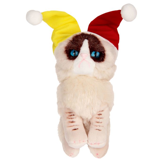 Мягкая игрушка &quot;Кошка Grumpy Jester&quot;, 12,5 см