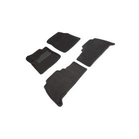 Коврик ворсовый для Toyota LAND CRUISER 200, 2007-2012, Черный 2278499