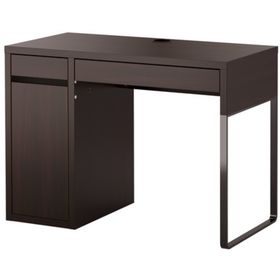 Письменный стол, цвет чёрно-коричневый МИККЕ