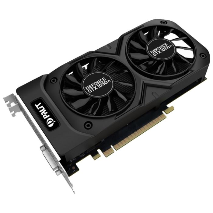 Видеокарта Palit GeForce GTX 1050TI Dual OC 4G,128bit,GDDR5,1366/7000,Ret