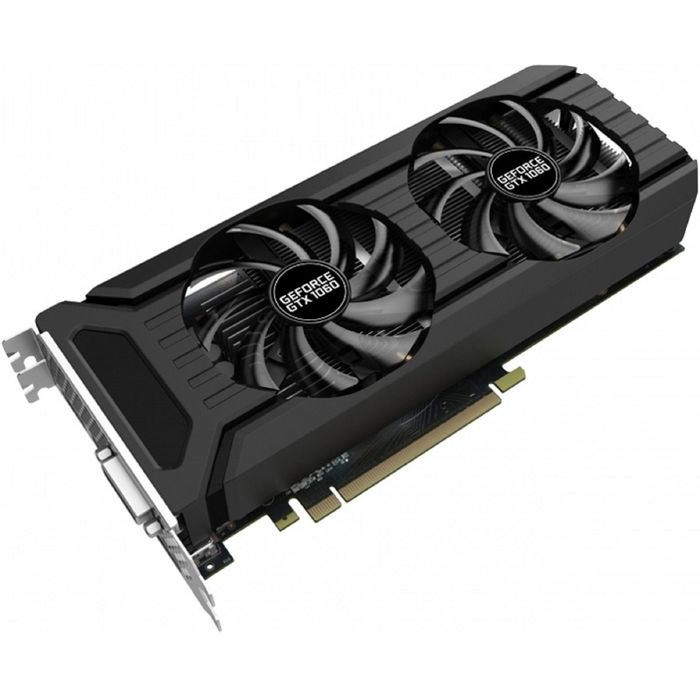 Видеокарта Palit GeForce GTX 1060 DUAL 6G,192bit,GDDR5,1506/8000,Ret