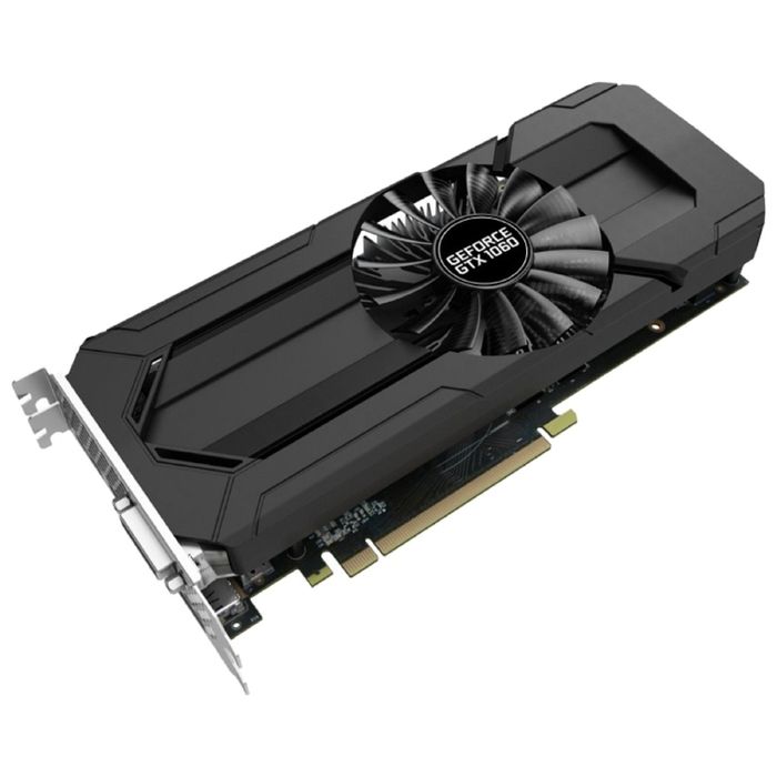 Видеокарта Palit GeForce GTX 1060 STORMX 6G,192bit,GDDR5,1506/8000,Ret