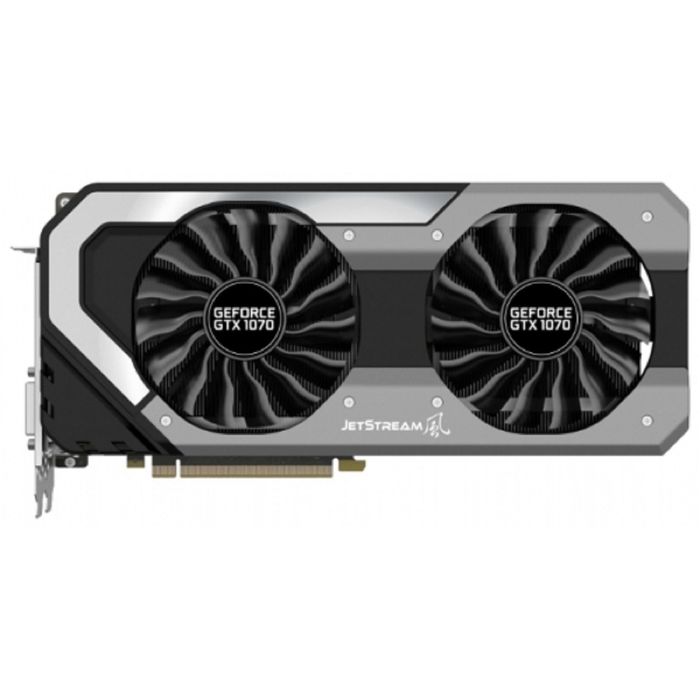 Видеокарта Palit GeForce GTX 1070 Jetstream 8G,256bit,GDDR5,1506/8000,Ret