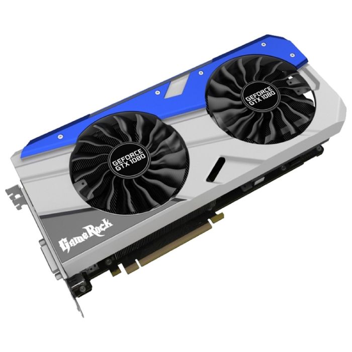 Видеокарта Palit GeForce GTX 1080 GameRock 8G,256bit,GDDR5X,1645/10000,Ret