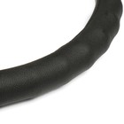 Оплётка руля AUTOPROFI AP-265 BK (M), натуральная кожа, ребристая, цвет чёрный 2262522 Оплётка руля AUTOPROFI AP-265 BK (M), натуральная кожа, ребристая, цвет чёрный 2262522