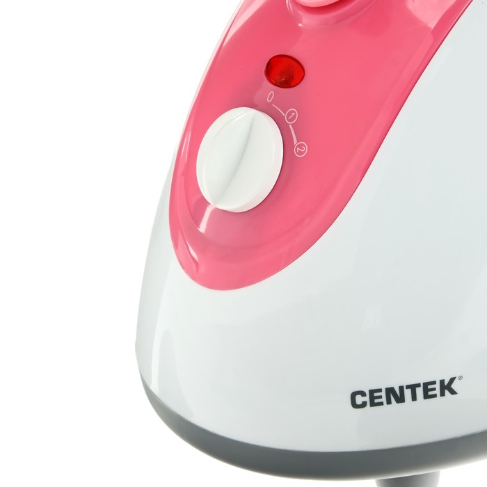 Отпариватель Centek CT-2371, напольный, 2000 Вт, 1700 мл, 30 г/мин, шнур 1.8 м, бело-розовый - фото 43833