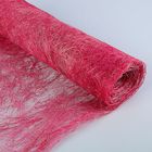 Абака натуральная тонкая, розовая, 48 см x 4,5 м Абака натуральная тонкая, розовая, 48 см x 4,5 м