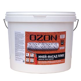 Краска текстурная OZON "Иней-фасад SILIKON" ВД-АК 163(6)М акриловая 15 кг