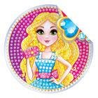 Diamond embroidery-sticker for children "Fashion-monger"
