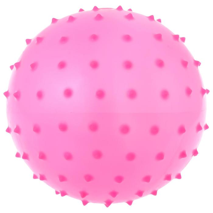 Мячик массажный цвет матовый пластизоль d=16 см 35гр, цвета МИКС
