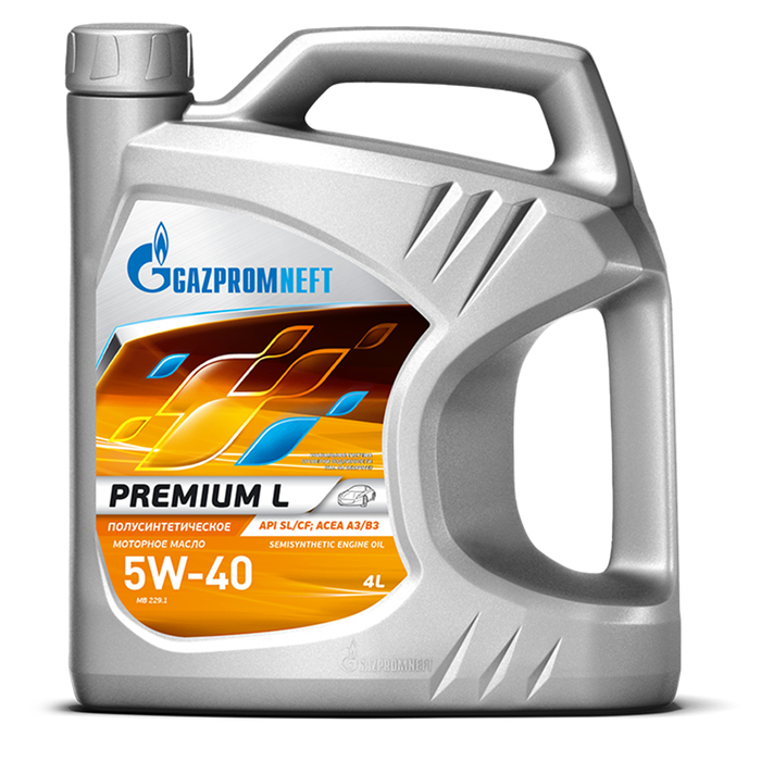 Моторное масло Gazpromneft Premium L 5W-40, 4 л