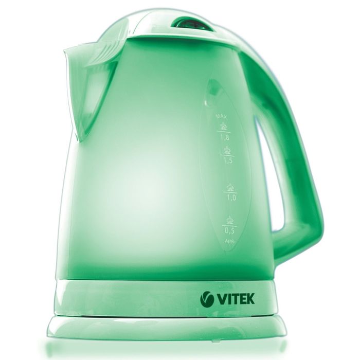 Чайник электрический Vitek VT-1104G, 2200 Вт, 1.8 л, зеленый