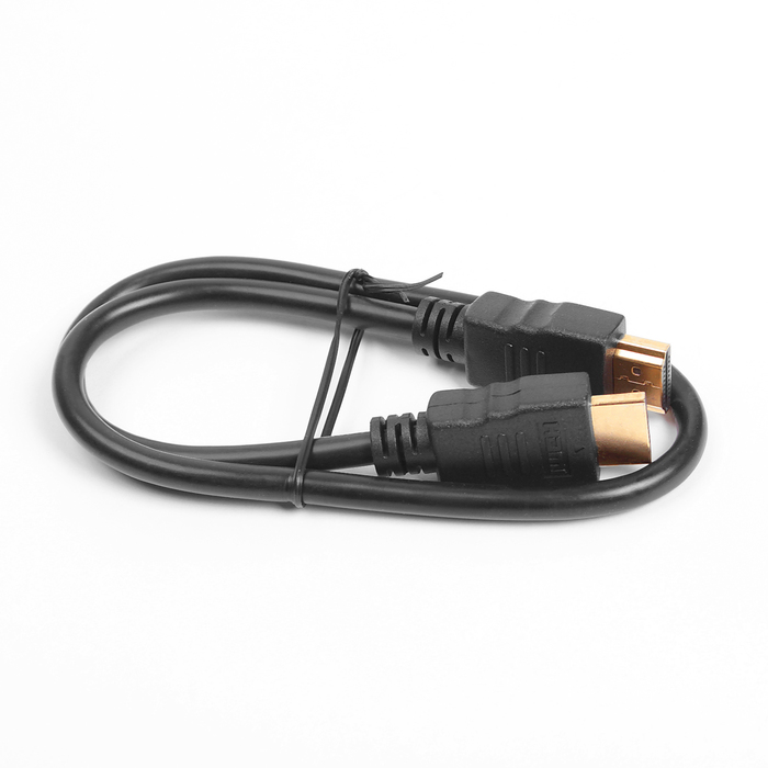 Кабель HDMI Cablexpert CC-HDMI4-0.5M, 0.5м, v2.0, 19M/19M, пакет, черный