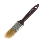 LOM flat brush, natural bristle, plastic handle 1" (25 mm)