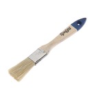The TUNDRA basic flat brush, natural bristle, wooden handle 3/4" (20 mm)