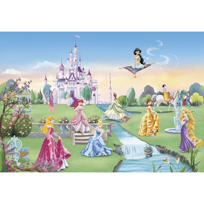 Фотообои Komar 8-414 Disney Принцессы 3,68x2,54 м (состоит из 8 частей)