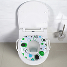 Toilet seat with handles children's bubbles