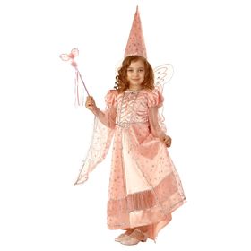 Карнавальный костюм «Сказочная фея», текстиль, размер 30, рост 116 см, цвет розовый