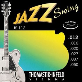 Струны для акустической гитары Thomastik JS112 Jazz Swing, Medium Light, сталь/никель,12-50   230450