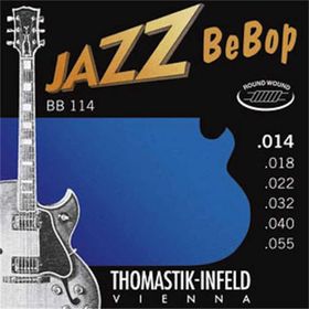 Струны для электрогитары Thomastik BB114 Jazz BeBob 14-55