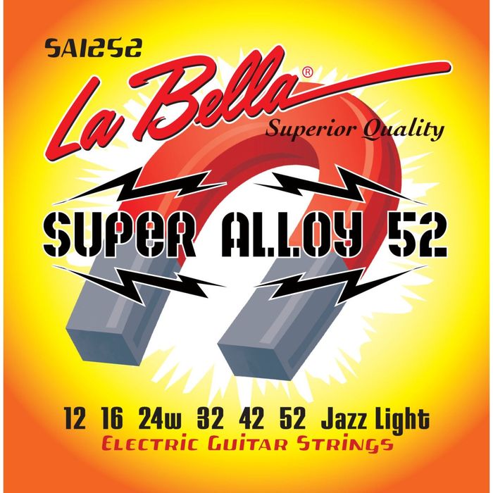 Струны для электрогитары La Bella SA1252 Super Alloy 52  12-52