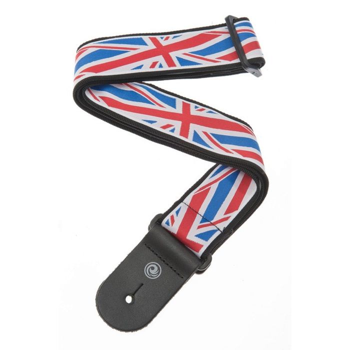 Тканный ремень для гитары 50A11, рисунок «Union Jack», Planet Waves