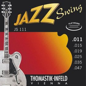 Струны для акустической гитары Thomastik JS111 Jazz Swing, Light, сталь/никель, 11-47