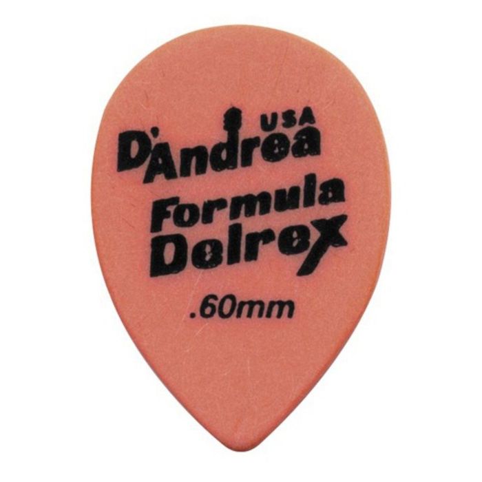 Медиаторы D`Andrea RD358-060 Formula Delrex  72шт, маленькая капля, матовая поверхность.