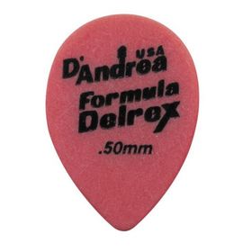 Медиаторы D`Andrea RD358-050 Formula Delrex  72шт, маленькая капля, матовая поверхность.