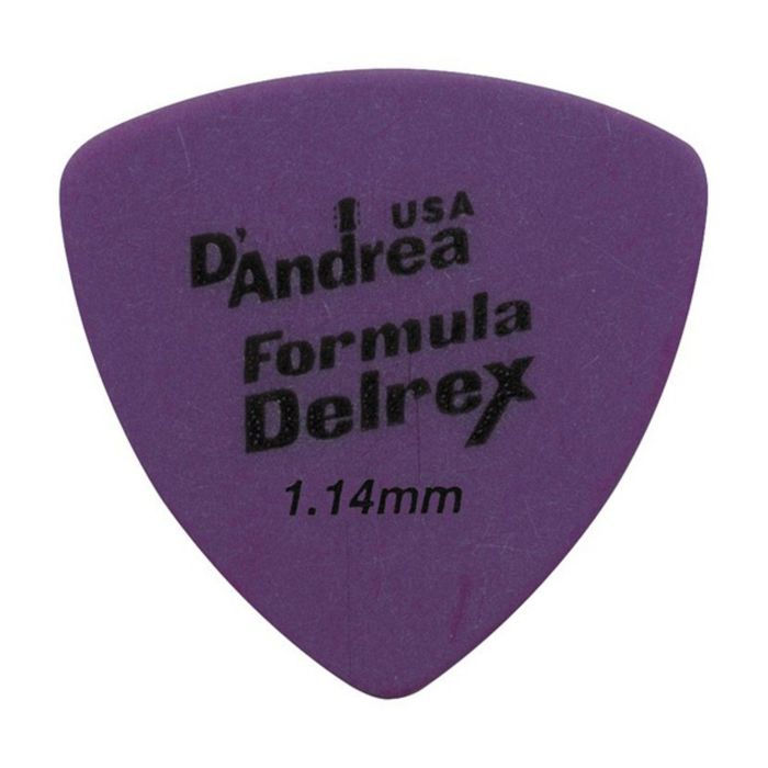 Медиаторы D`Andrea RD346-114 Formula Delrex  72шт, треугольные, матовая нескользящая поверхность.