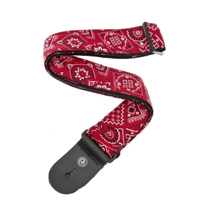 Тканный ремень для гитары Planet Waves 50G02, рисунок «Bandana Red»