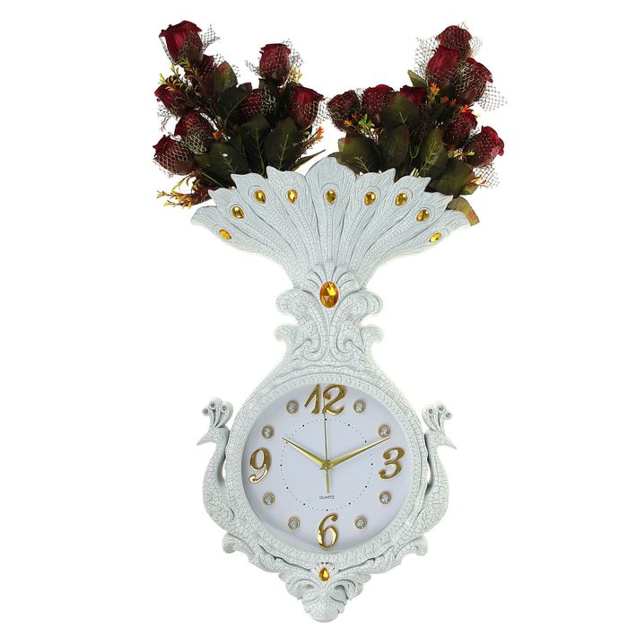 Настенные часы цветы