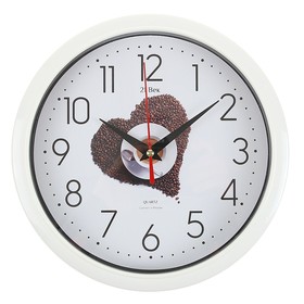 Часы настенные круглые "Кофе", d=22 см