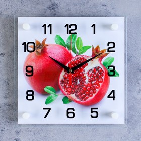 Часы настенные, серия: Кухня, "Гранат", 25х25 см, микс в Донецке