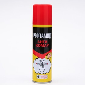 Аэрозоль репеллентный "Рефтамид", Антикомар, с ароматом цитруса, 145 мл