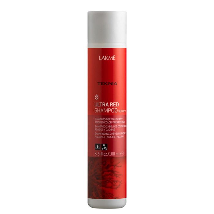 LAKME Teknia Ultra Red Treatment Шампунь для поддержания красных оттенков окрашенных волос, 100 мл