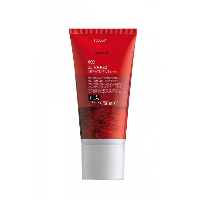 LAKME Teknia Ultra Red Treatment Средство для поддержания красных оттенков окрашенных волос, 50 мл