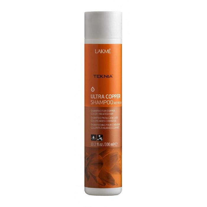 LAKME Teknia Ultra Copper Treatment Шампунь для поддержания медных оттенков волос, 300 мл