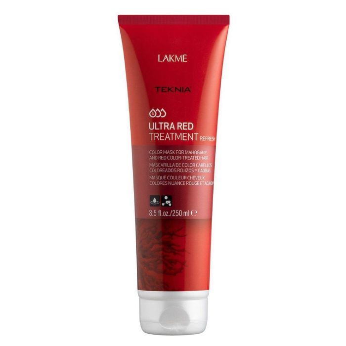 LAKME Teknia Ultra Red Treatment Маска для поддержания красных оттенков окрашенных волос, 250 мл   2