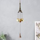 Music of wind, the metal "Eiffel tower" 4 bell 1 figure 40 cm Music of wind, the metal "Eiffel tower" 4 bell 1 figure 40 cm