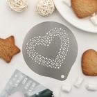 Трафарет для кофе и выпечки d 8,5 см "Флор" Трафарет для кофе и выпечки d 8,5 см "Флор"