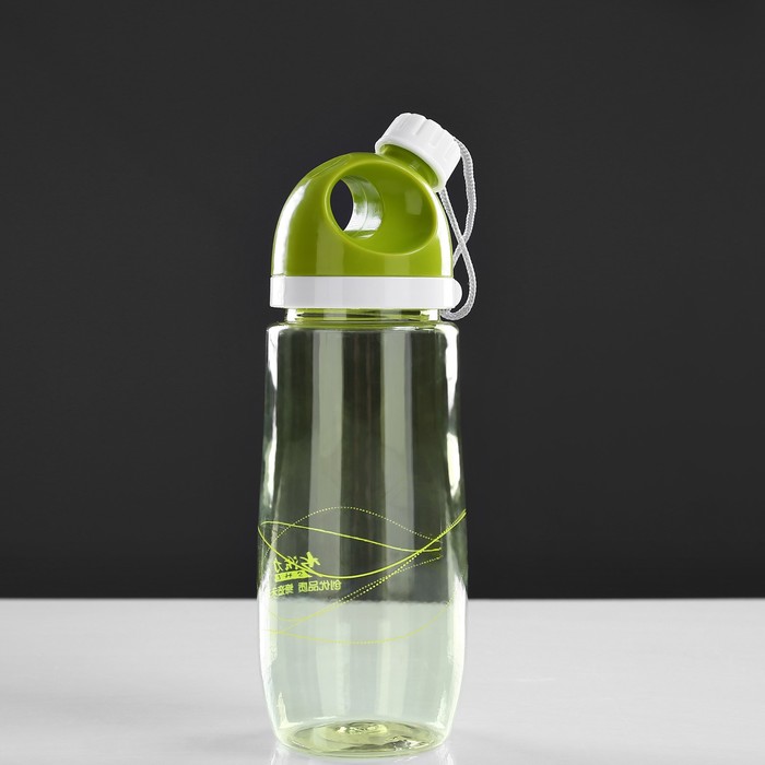 Бутылка для воды 550 мл, 7х23 см, микс