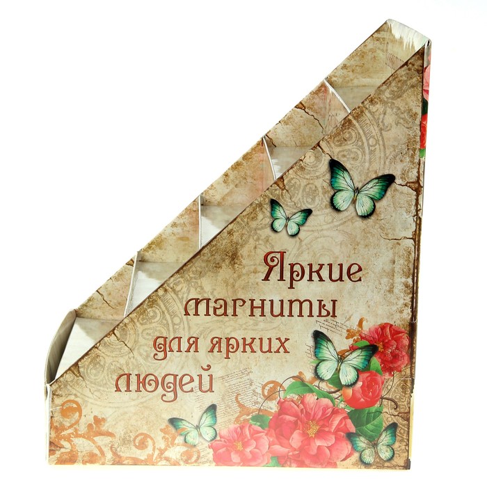 Прикассовая стойка картонная для магнитных сувениров
